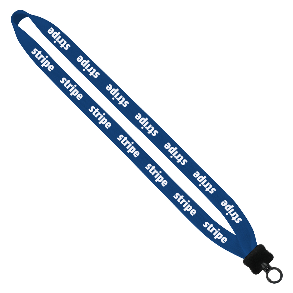3/4" Cotton Lanyard with Plastic Clamshell & O-Ring 1