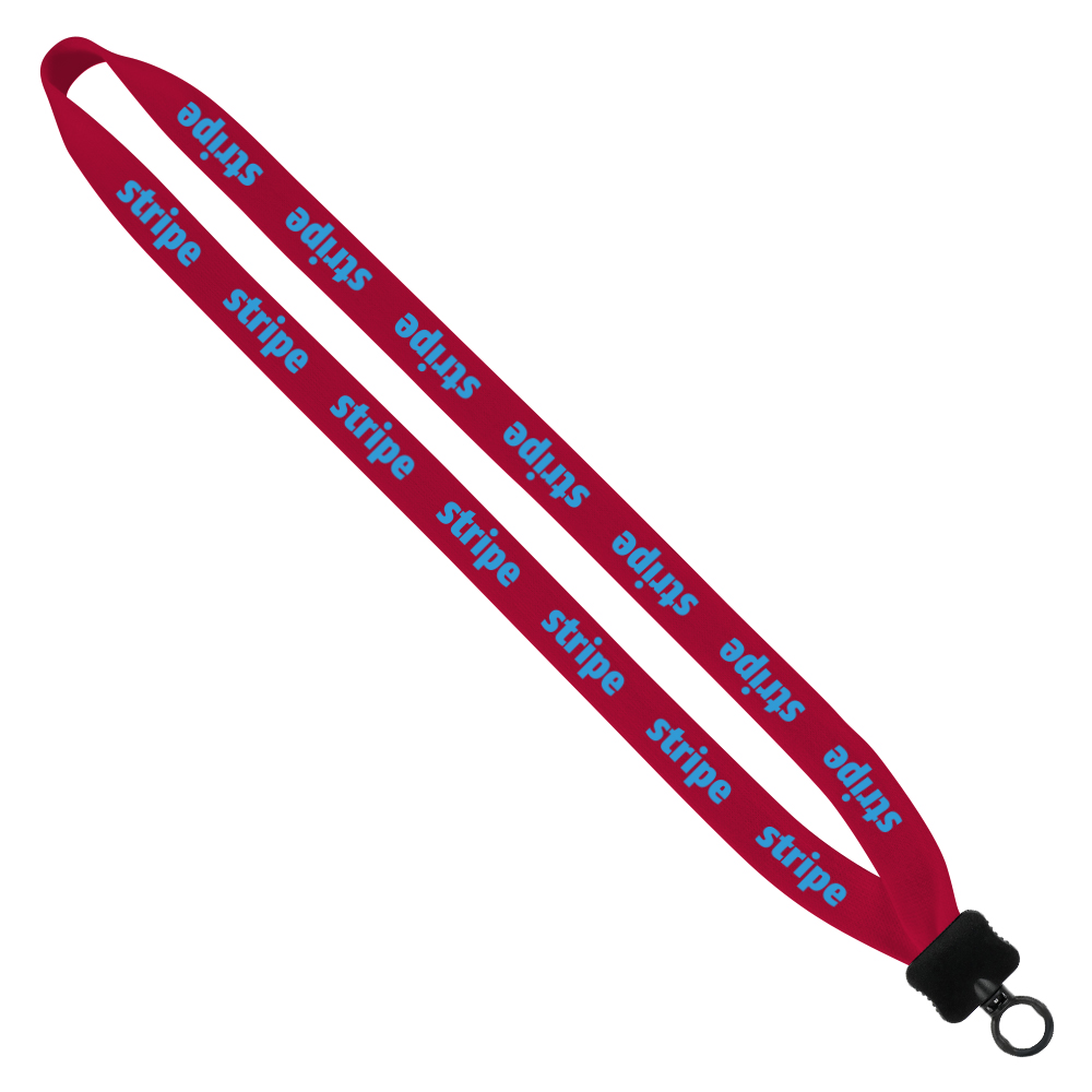 3/4" Cotton Lanyard with Plastic Clamshell & O-Ring 1