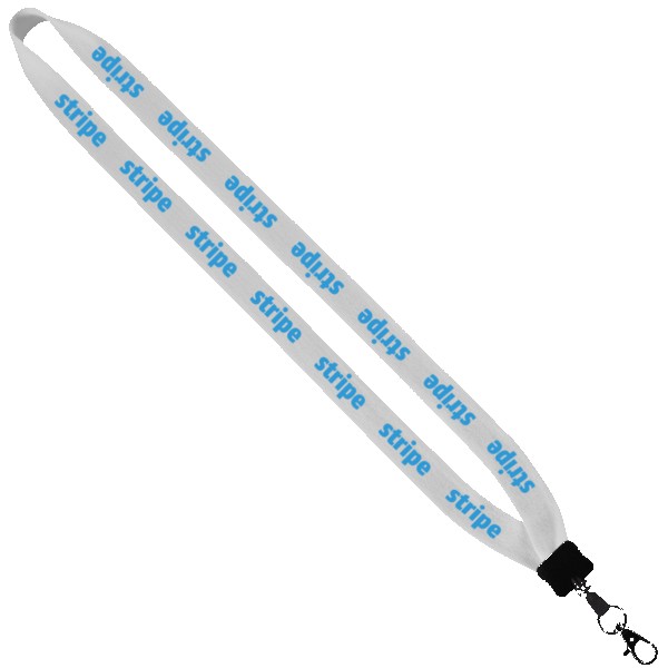3/4" Cotton Lanyard with Plastic Clamshell & O-Ring 1