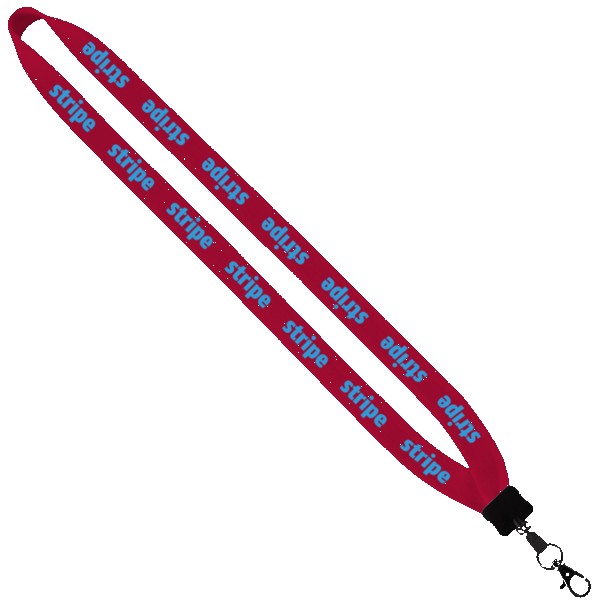 3/4" Cotton Lanyard with Plastic Clamshell & O-Ring 1