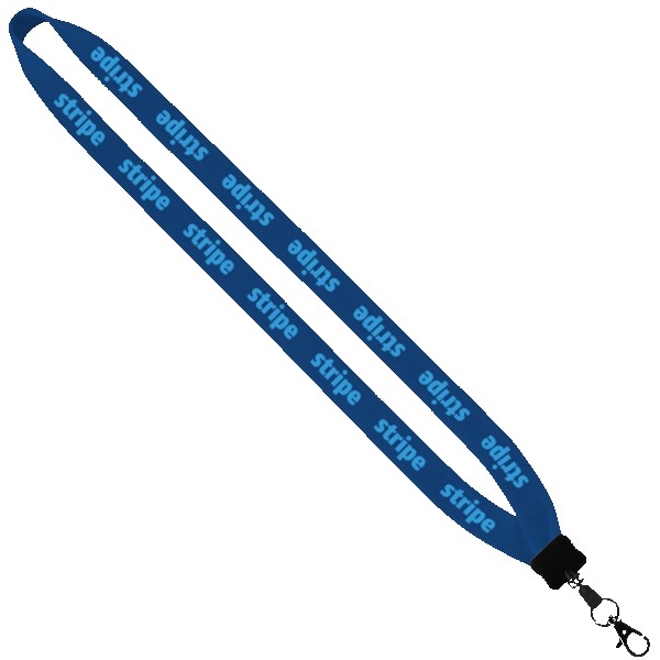 3/4" Cotton Lanyard with Plastic Clamshell & O-Ring 1