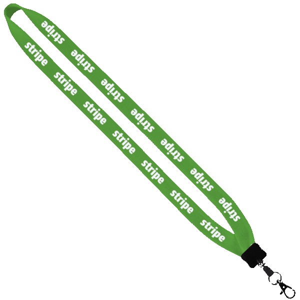 3/4" Cotton Lanyard with Plastic Clamshell & O-Ring 1