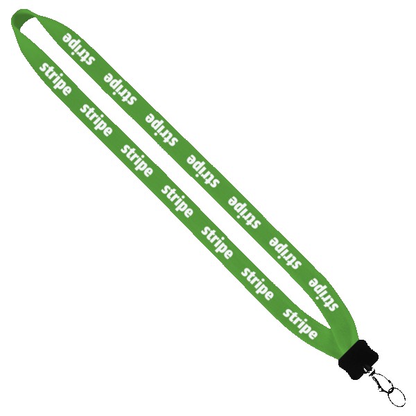 3/4" Cotton Lanyard with Plastic Clamshell & O-Ring 1
