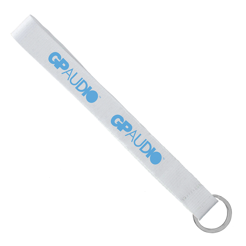 3/4" Sewn Polyester wrist Keychain with Metal Split-Ring 1