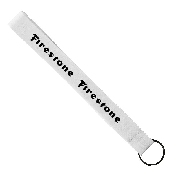 3/4" Sewn Polyester wrist Keychain with Metal Split-Ring 1