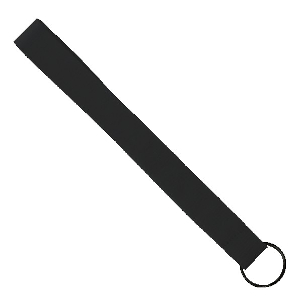 3/4" Sewn Polyester wrist Keychain with Metal Split-Ring 1