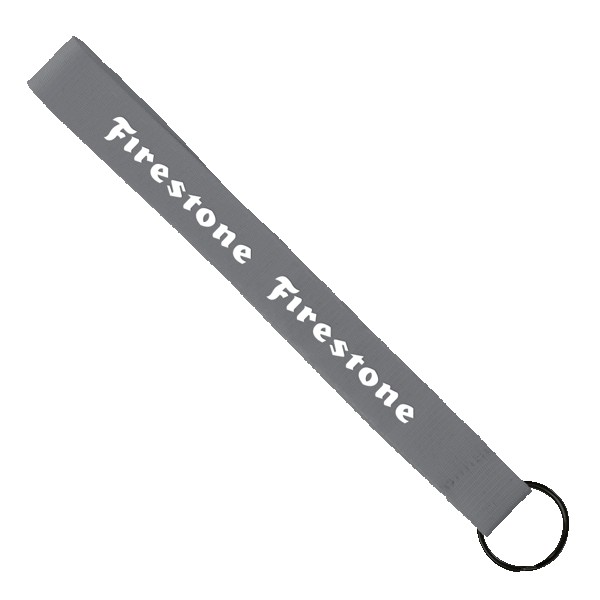 3/4" Sewn Polyester wrist Keychain with Metal Split-Ring 1