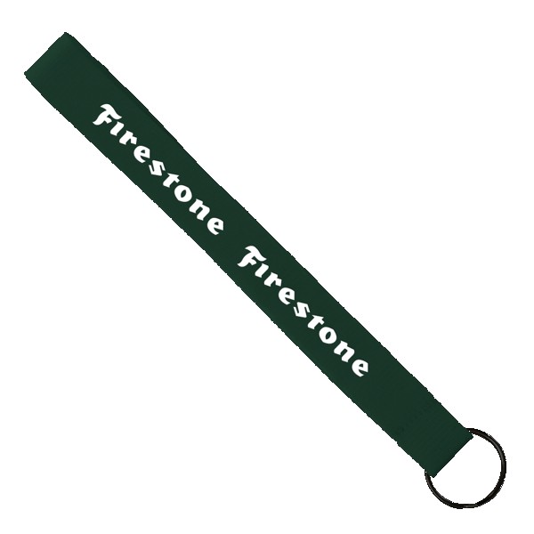 3/4" Sewn Polyester wrist Keychain with Metal Split-Ring 1