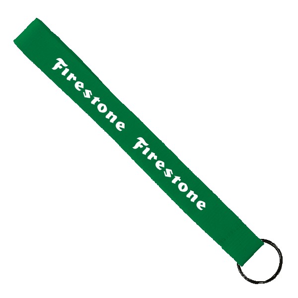 3/4" Sewn Polyester wrist Keychain with Metal Split-Ring 1