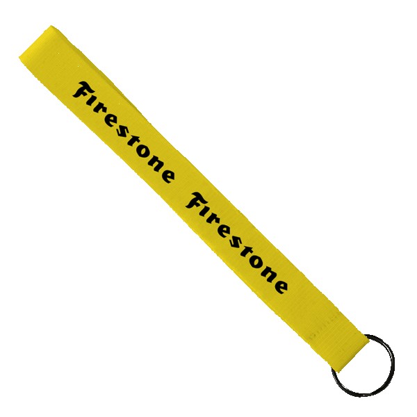 3/4" Sewn Polyester wrist Keychain with Metal Split-Ring 1