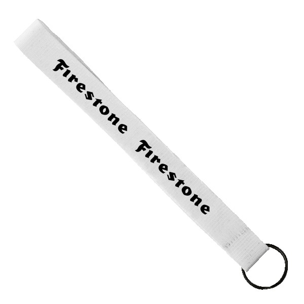 3/4" Sewn Polyester wrist Keychain with Metal Split-Ring 1