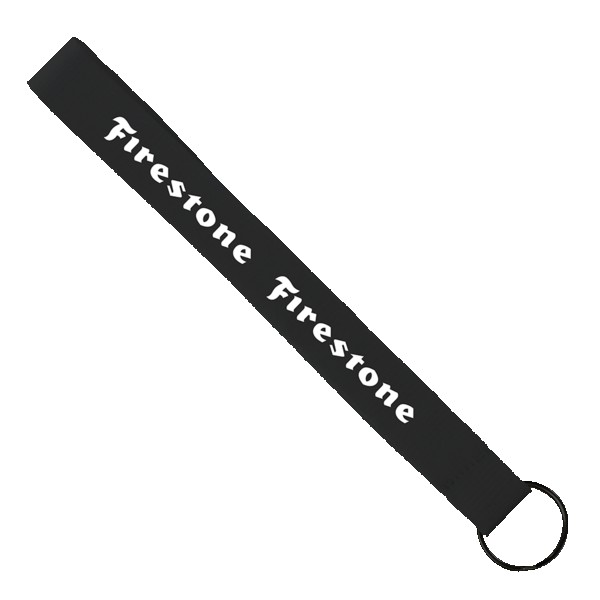 3/4" Sewn Polyester wrist Keychain with Metal Split-Ring 1