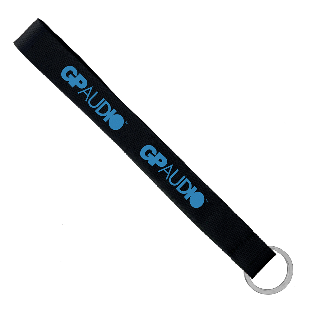 3/4" Sewn Polyester wrist Keychain with Metal Split-Ring 1