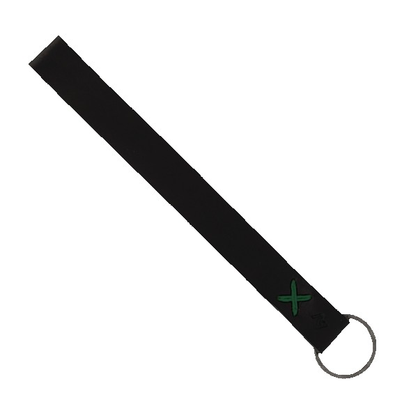 Hayward Leather Wrist Keychain with Metal Split-Ring 1