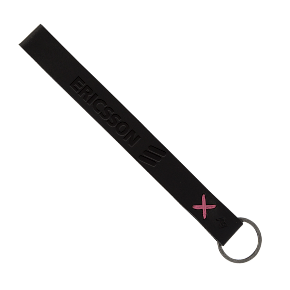 Hayward Leather Wrist Keychain with Metal Split-Ring 1