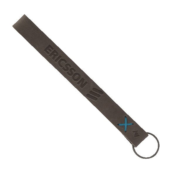 Hayward Leather Wrist Keychain with Metal Split-Ring 1