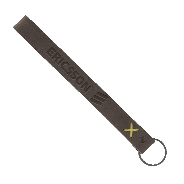 Hayward Leather Wrist Keychain with Metal Split-Ring 1
