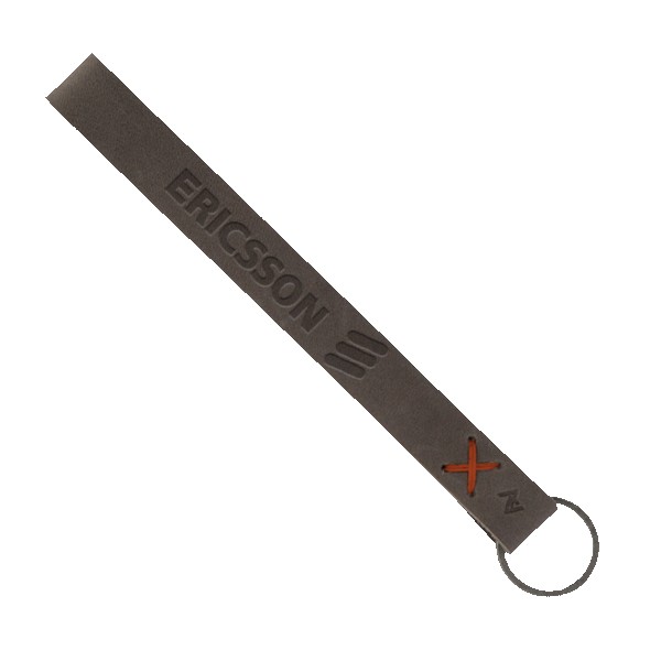 Hayward Leather Wrist Keychain with Metal Split-Ring 1