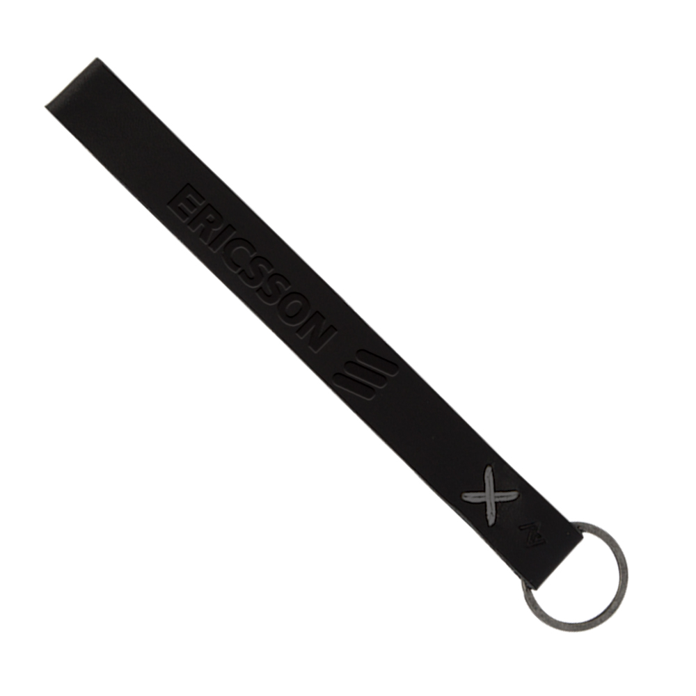 Hayward Leather Wrist Keychain with Metal Split-Ring 1