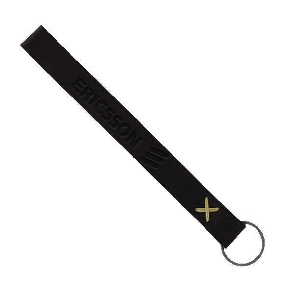 Hayward Leather Wrist Keychain with Metal Split-Ring 1