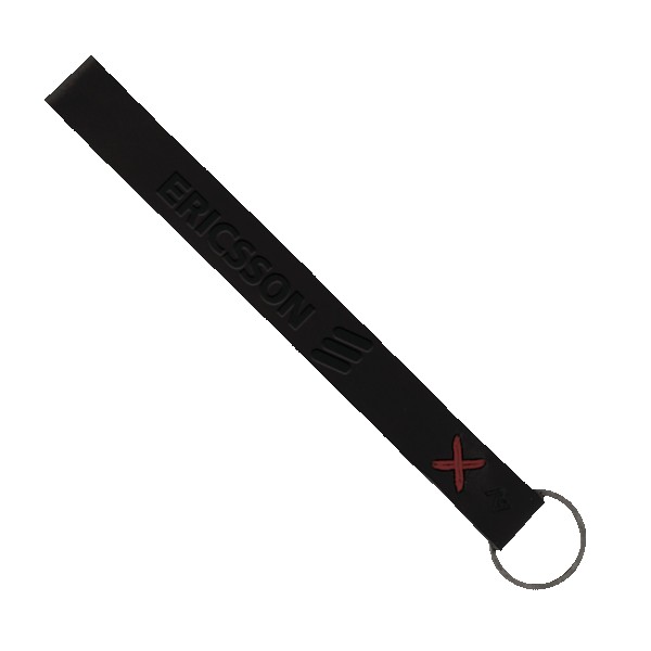 Hayward Leather Wrist Keychain with Metal Split-Ring 1