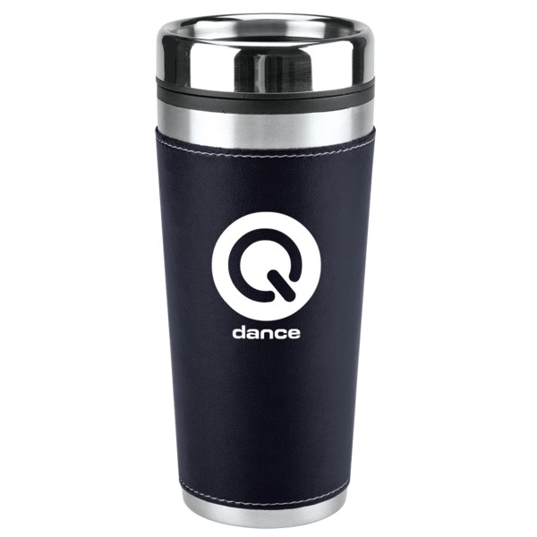 Leatherette Tumbler - 16 Oz. 1