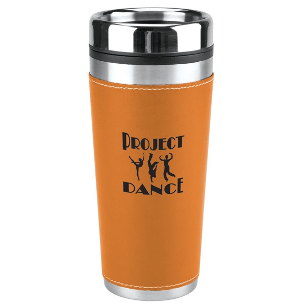 Leatherette Tumbler - 16 Oz. 1