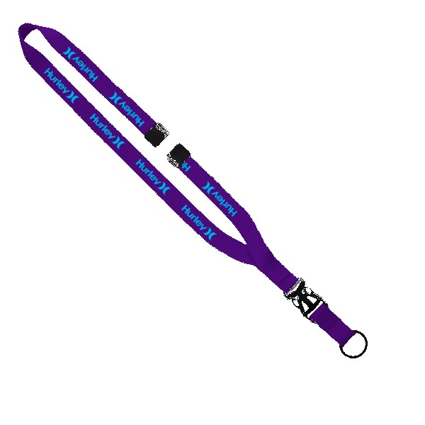 3/4" Smooth Nylon Slide Release Lanyard 1