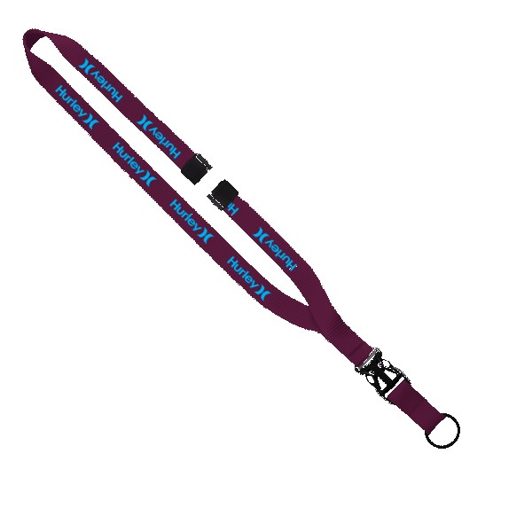3/4" Smooth Nylon Slide Release Lanyard 1