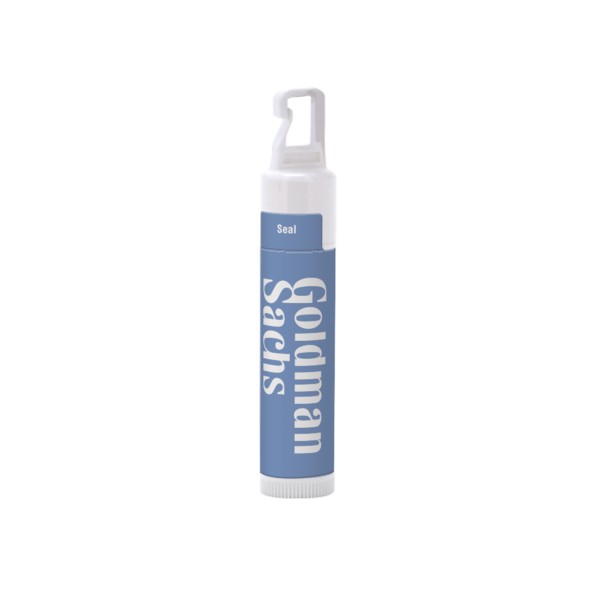 Custom SPF 15 Lip Balm in White Tube with Hook Cap 1 Custom SPF 15 Lip Balm in White Tube with Hook Cap 1