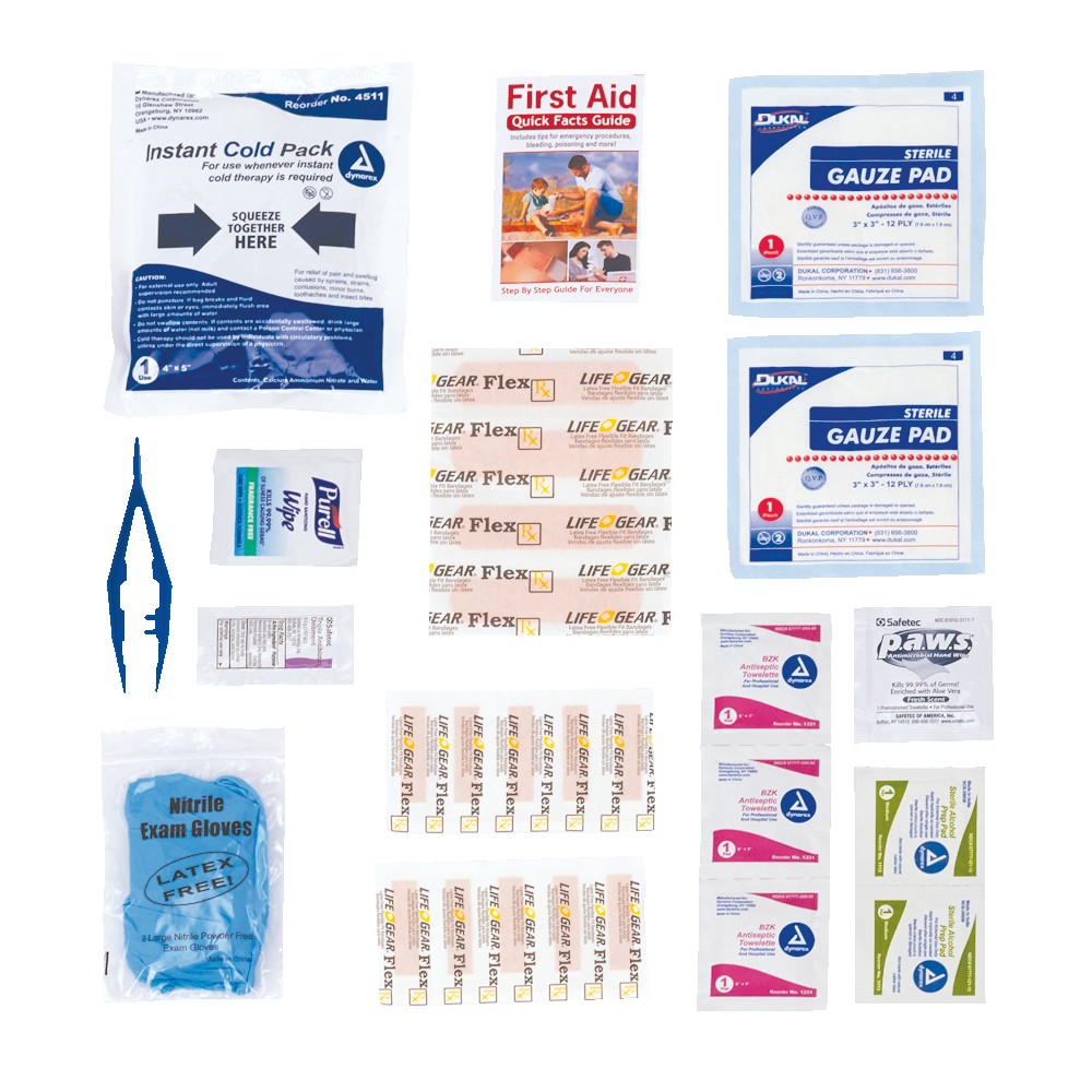 Premium First Aid Kit in a Zippered Pouch 1