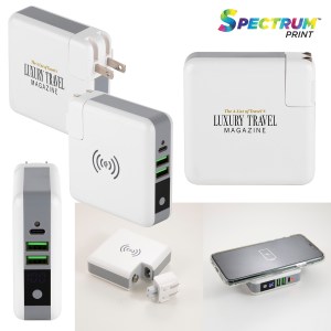 Monterey 6700 mAh Wall Adapter Powerbank / Wireless Charger 1 Monterey 6700 mAh Wall Adapter Powerbank / Wireless Charger 1