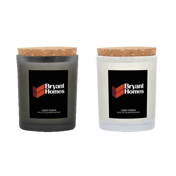 Niva Frosted 6oz Candle With Cork Lid 1