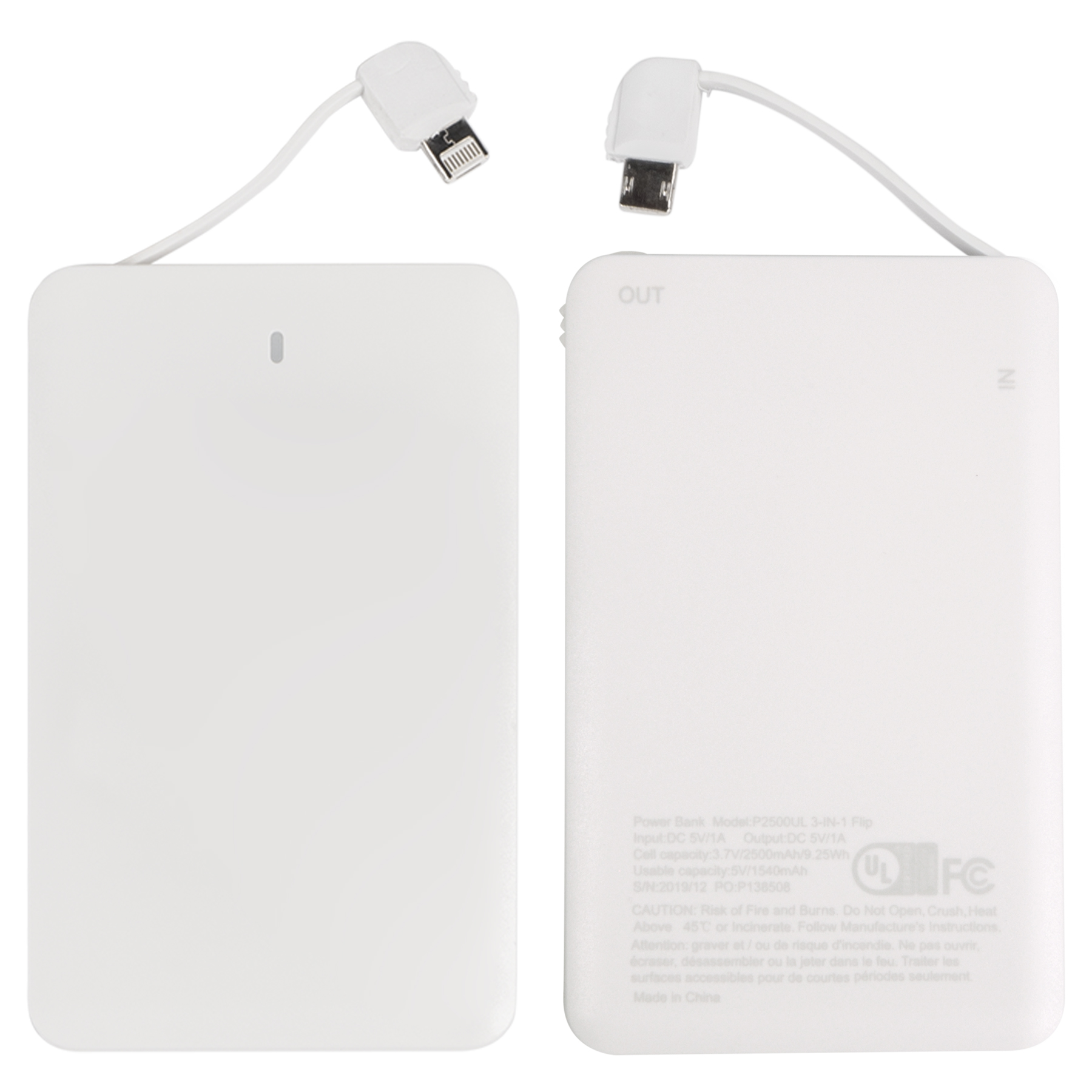 iTwist 2,500mAh UL 3-in-1 Power Bank 1