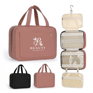 Water-Resistant Nylon Hanging Toiletry Bag 1 Water-Resistant Nylon Hanging Toiletry Bag 1
