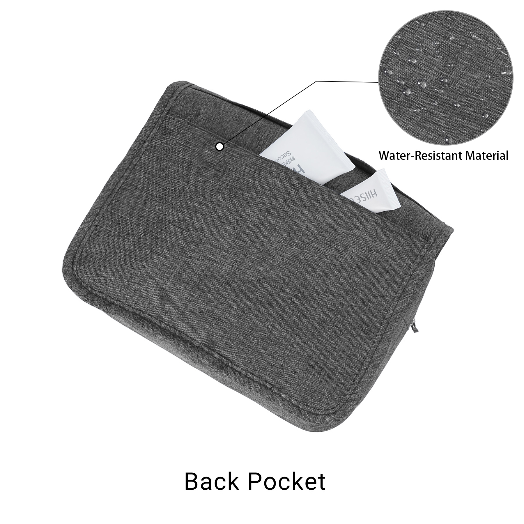 Water-Resistant Hanging Toiletry Bag 1