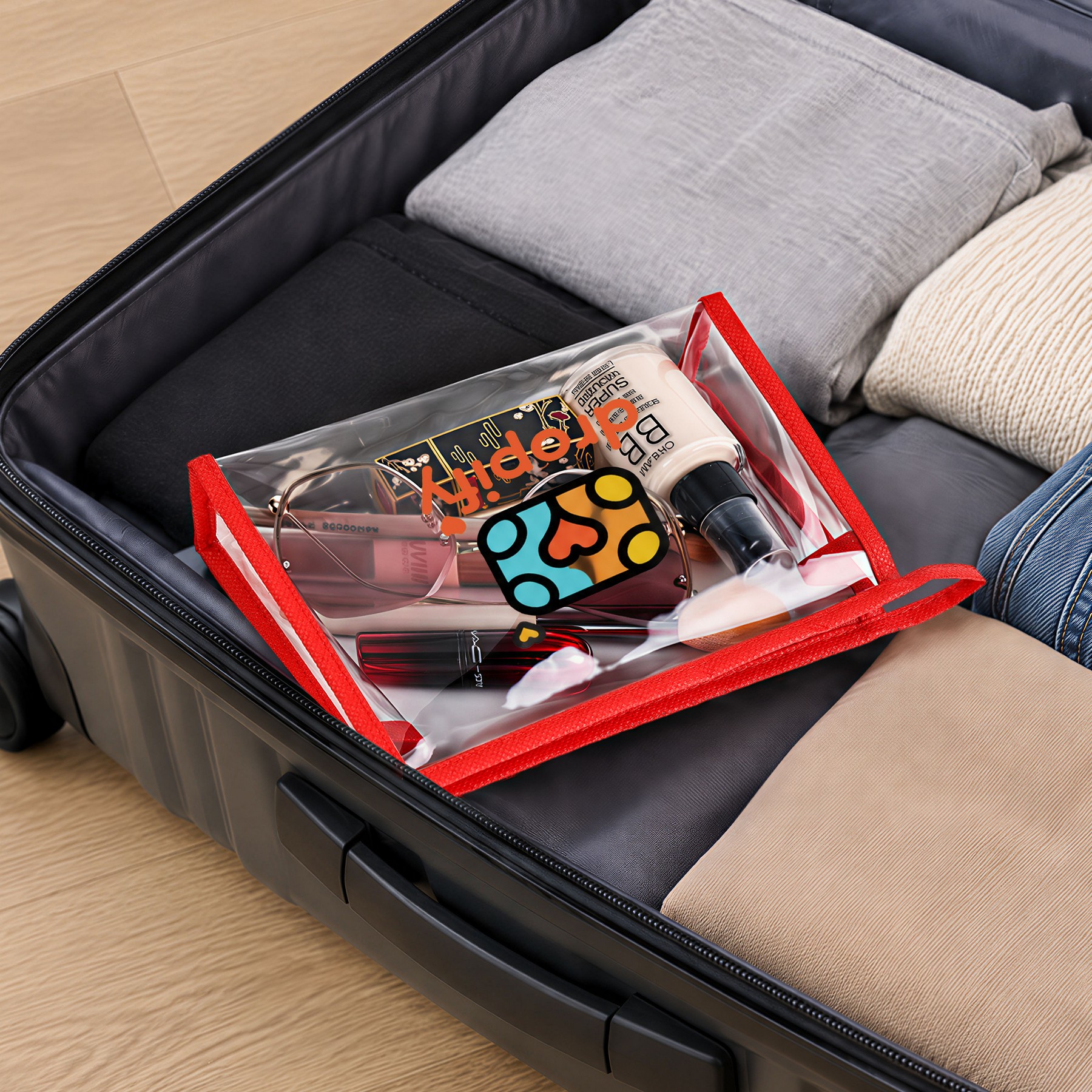 Clear Travel Toiletry Bag 1