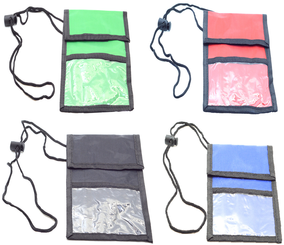 Blank Event Badge Holder Pouch Neck Wallet 1