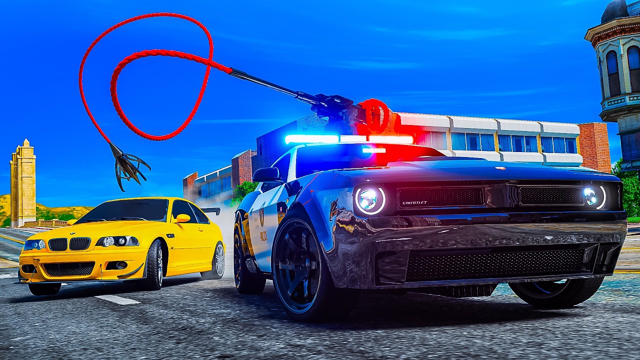 Making Criminals Cry With Harpoon Cop Car In GTA 5 RP Making Criminals Cry With Harpoon Cop Car In GTA 5 RP