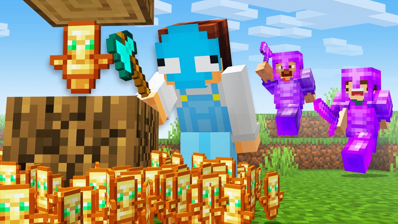 Minecraft Manhunt, But Drops Are Random… Minecraft Manhunt, But Drops Are Random…