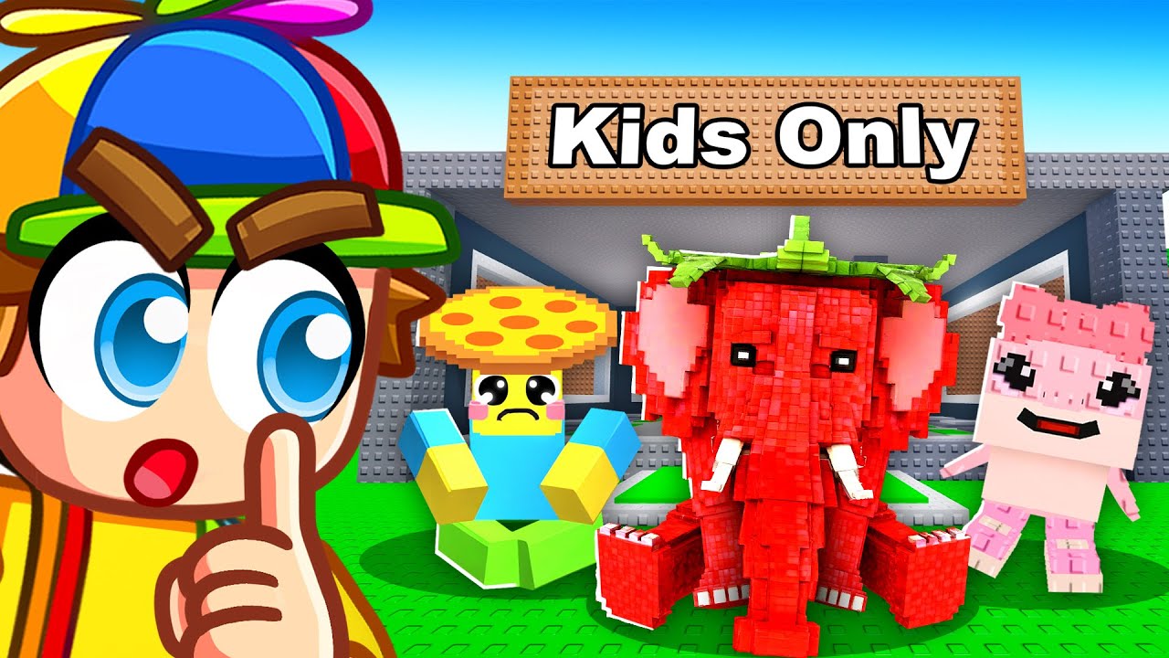 I Snuck Into a KIDS ONLY SERVER in Steal A Brainrot! I Snuck Into a KIDS ONLY SERVER in Steal A Brainrot!