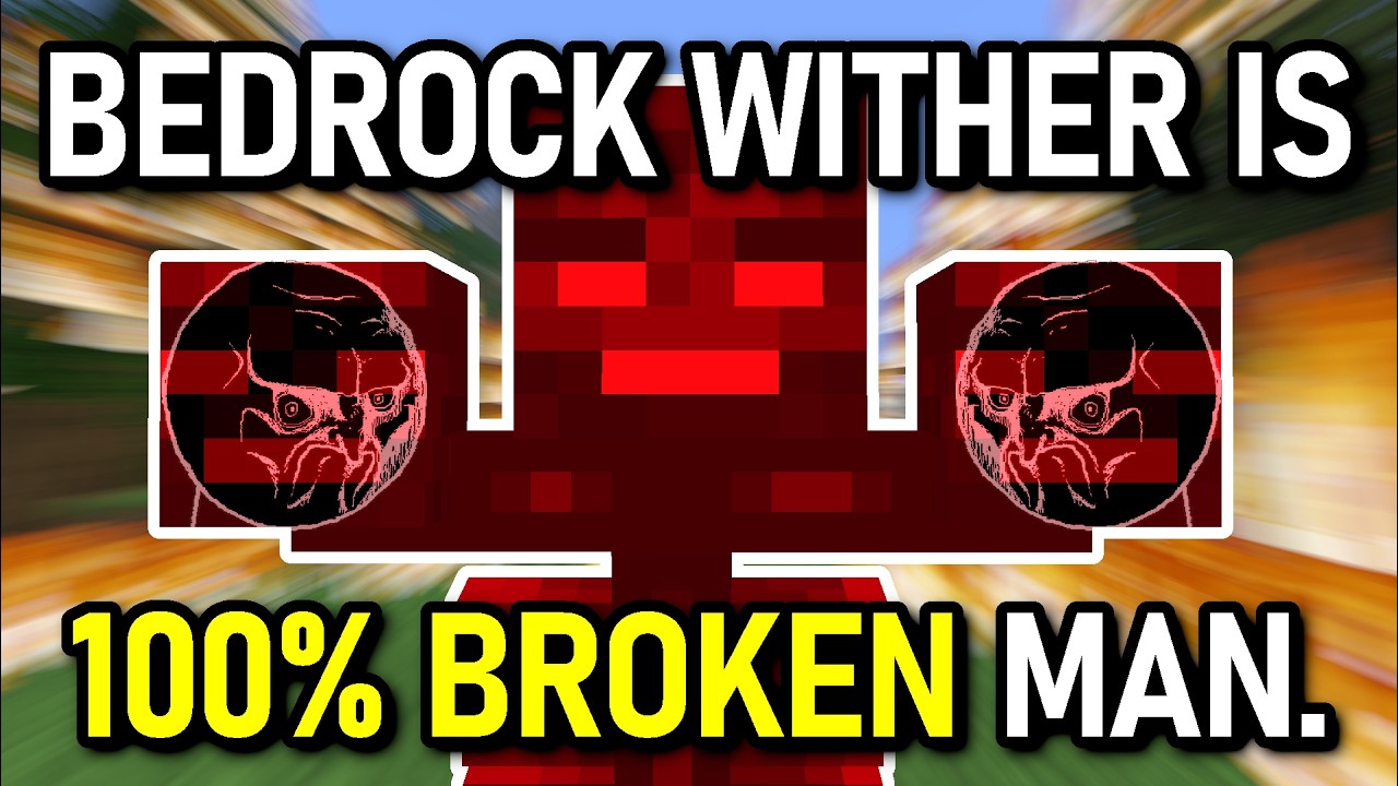 DO NOT FIGHT THE BEDROCK WITHER………… DO NOT FIGHT THE BEDROCK WITHER…………