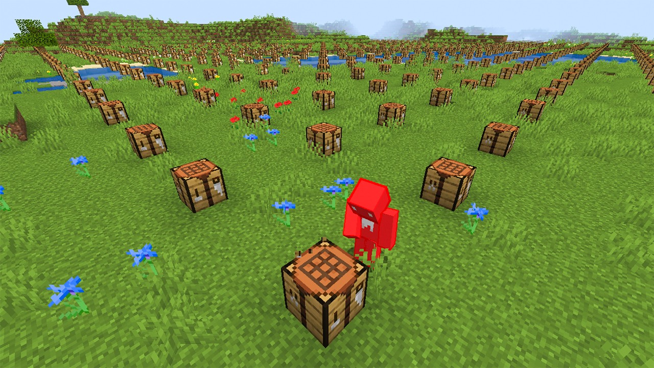 Minecraft, But Every Block I Place Copies Everywhere Minecraft, But Every Block I Place Copies Everywhere