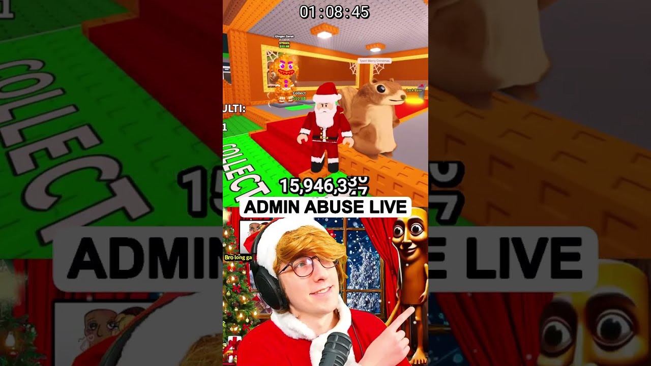 #shorts CHRISTMAS ADMIN ABUSE #shorts CHRISTMAS ADMIN ABUSE