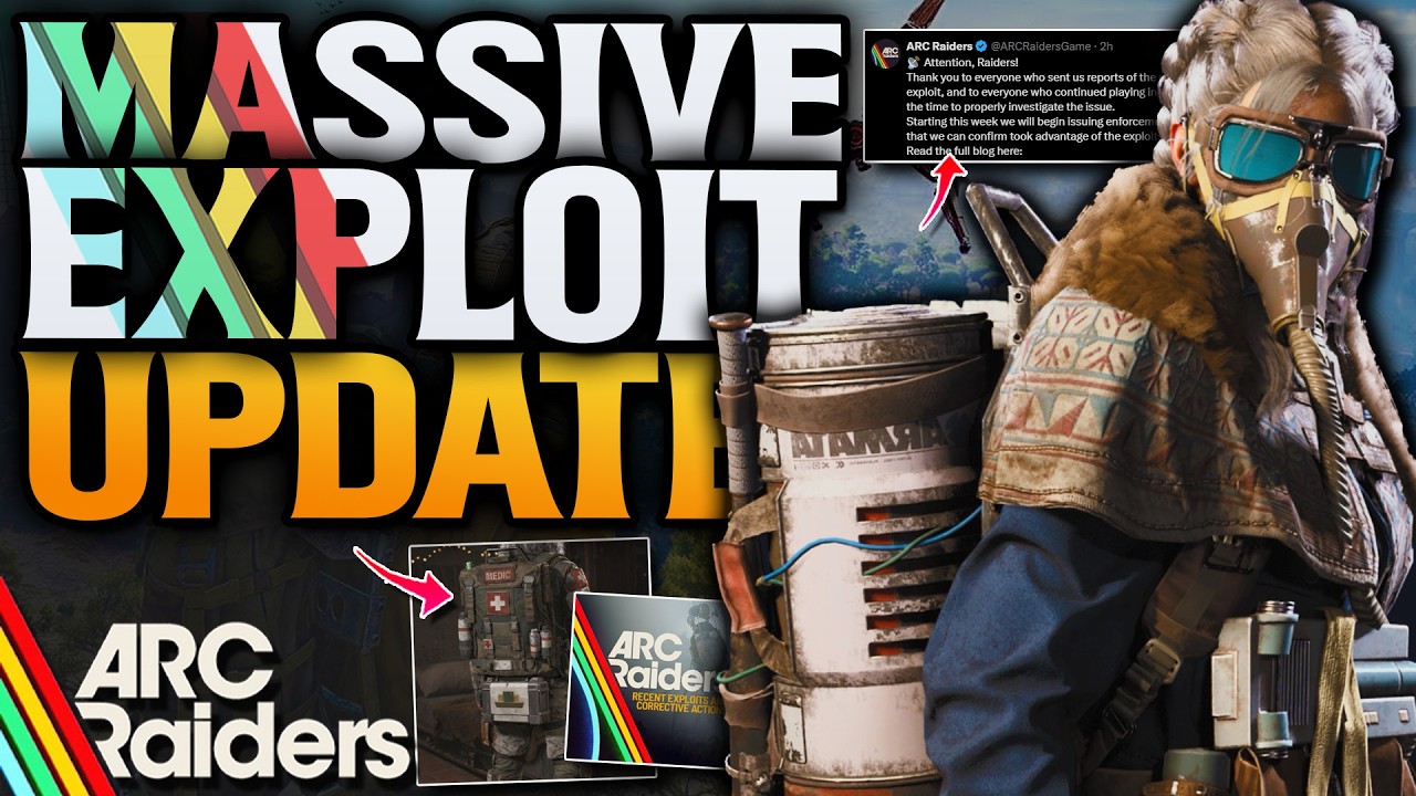 ARC Raiders Update On Exploits! Huge Ban Wave! ARC Raiders Update On Exploits! Huge Ban Wave!