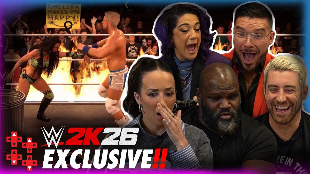 WWE 2K26 FIRST LOOK | Joe Hendry, Bayley, Chelsea Green, Ethan Page & Mark Henry dive in! WWE 2K26 FIRST LOOK | Joe Hendry, Bayley, Chelsea Green, Ethan Page & Mark Henry dive in!
