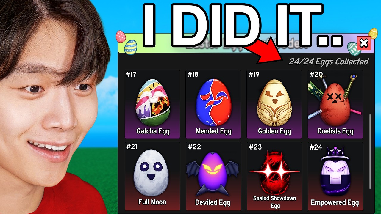 Collecting EVERY Egg in Blox Fruits Easter Update Collecting EVERY Egg in Blox Fruits Easter Update