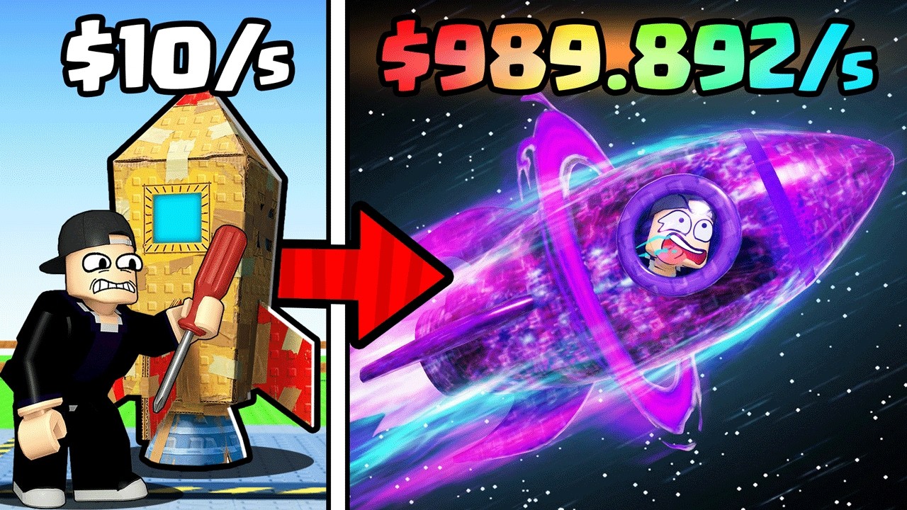 UPGRADING To a MAX LEVEL ROCKET in Roblox UPGRADING To a MAX LEVEL ROCKET in Roblox