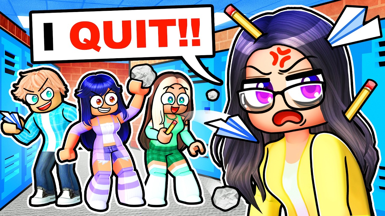 We PRANK our teacher until SHE QUITS in Roblox! We PRANK our teacher until SHE QUITS in Roblox!