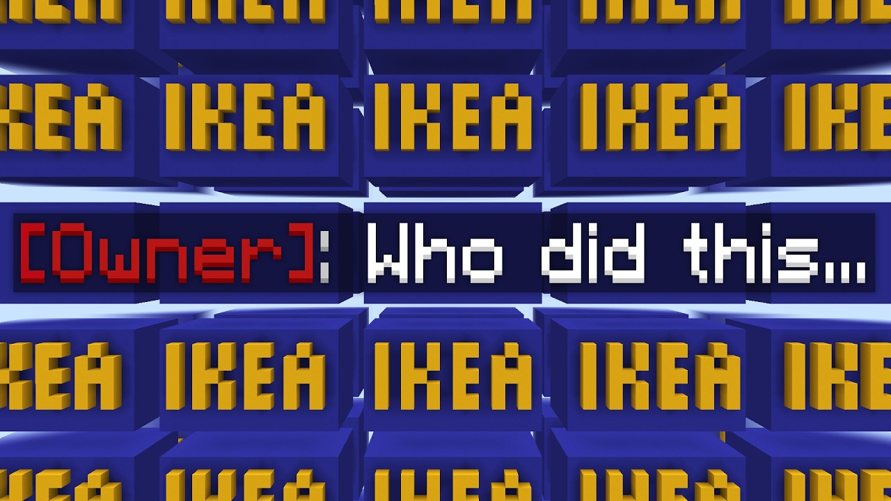 Sneaking Into A Minecraft Server Just To Build IKEAs… Sneaking Into A Minecraft Server Just To Build IKEAs…